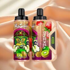 VapSolo VIKING 12000 Puffs 22ml 20/50mg Typ-C LED Display Erdbeer-Kiwi