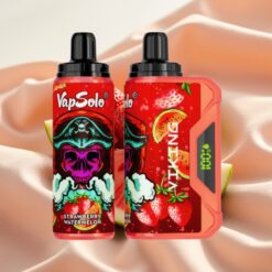 VapSolo VIKING 12000 Puffs 22ml 20/50mg Typ-C LED Erdbeer-Wassermelone