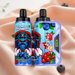 VapSolo VIKING 12000 Puffs 22ml 20/50mg Type-C Blauberry Kirsche Cranberry