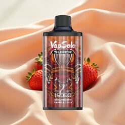 Vapsolo Super 15000 Puffs 40ml 20/50mg 850mAh Type-C Erdbeer Vanille Cola