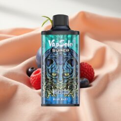 Vapsolo Super 15000 Puffs 40ml 850mah Type-C Blue Razz
