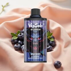 Vapsolo Super 15000 Puffs 40ml 850mah Type-C Blueberry Blackcurrant Ice