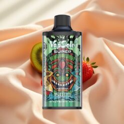 Vapsolo Super 15000 Puffs 40ml 850mah Type-C Erdbeer Kiwi