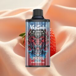 Vapsolo Super 15000 Puffs 40ml 850mah Type-C Strawberry Ice