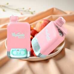 Vapsolo Twins 20000 Puffs 40ml 2×Tank Typ-C Erdbeer-Eis & Mango-Pfirsich-Wassermelone